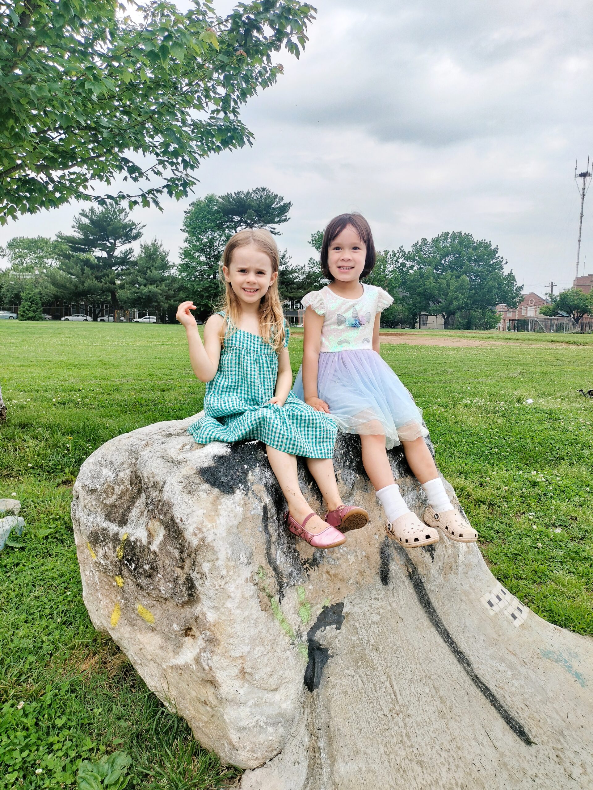 HCS 3s-outdoor play on rock